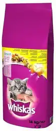 Whiskas Junior z kurczakiem - sucha karma dla kota - 14 kg