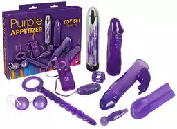 You2toys - Purple Appetizer - zestaw wibratorów (9 sztuk)