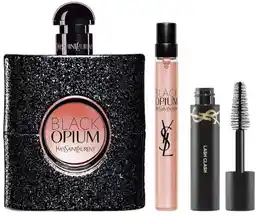 Yves Saint Laurent Black Opium Zestaw: Woda perfumowana 90ml + Woda perfumowana 10ml + Tusz do rzęs 2ml