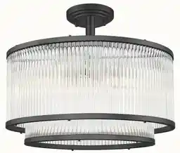 ZUMA LINE Lampa sufitowa SERGIO C0528-05H-P7AC oprawa w kolorze czarnym