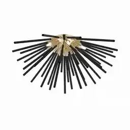 ZUMA LINE Lampa sufitowa URCHIN C0491-06B-F7BC oprawa w kolorze czerni i złota