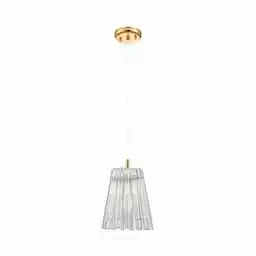 ZUMA LINE Lampa wisząca BACH P0547-01H-F9AC oprawa w kolorze złotym