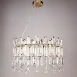 ZUMA LINE Lampa wisząca CROWN 9867-500 oprawa w kolorze złotym