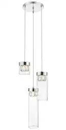 ZUMA LINE Lampa wisząca Gem P0389-03D-F4AC oprawa w kolorze srebrnym