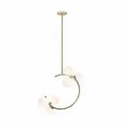 ZUMA LINE Lampa wisząca MOLECULE P0454-06Q-F7AA oprawa w kolorze złotym