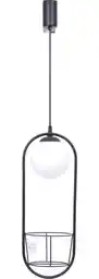 ZUMA LINE Lampa wisząca PLANT 1 PENDANT LAMP 5003 oprawa w kolorze czarnym