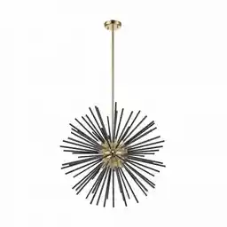 ZUMA LINE Lampa wisząca URCHIN P0491-09C-F7BC oprawa w kolorze czerni i złota