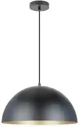 ZUMA LINE Lampa wisząca VELA A8001XL-BK oprawa w kolorze czarnym z elementami złota