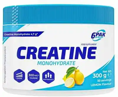 6PAK Creatine Monohydrate - 300g - Lemon