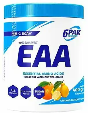 6pak EAA Cytrynowo-pomarańczowy (400 g)