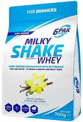 6pak Odżywka białkowa Milky Shake Whey Waniliowy 700 g