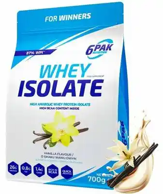 6pak Odżywka białkowa Whey Isolate Waniliowy 700 g