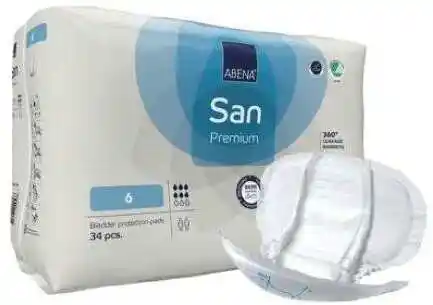 ABENA SAN Premium 6 pieluchy anatomiczne 34szt