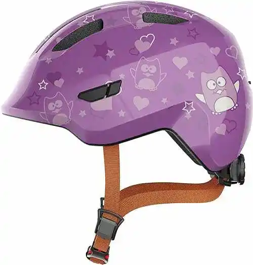 Abus Kask rowerowy dziecięcy Smiley 3.0 purple star