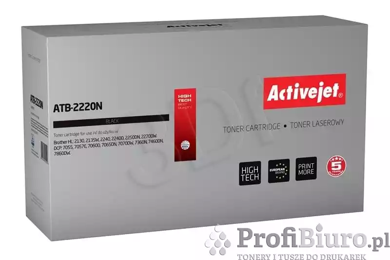 ActiveJet ATB-2220N (zamiennik TN-2010, TN-2220) Czarny Toner