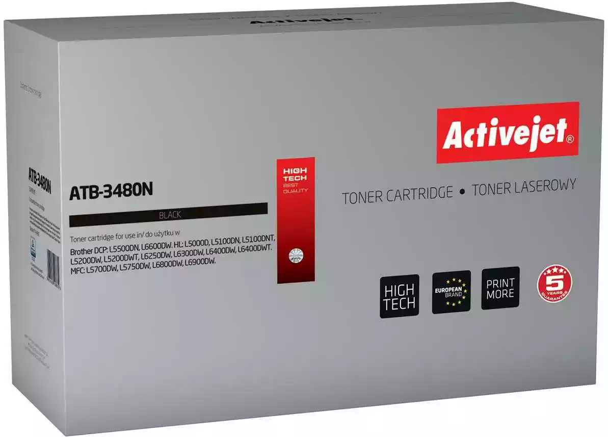 ActiveJet ATB-3480N (zamiennik TN-3480) Czarny Toner