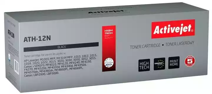 ActiveJet ATH-12N (zamiennik Q2612A nr 12A) Czarny Toner