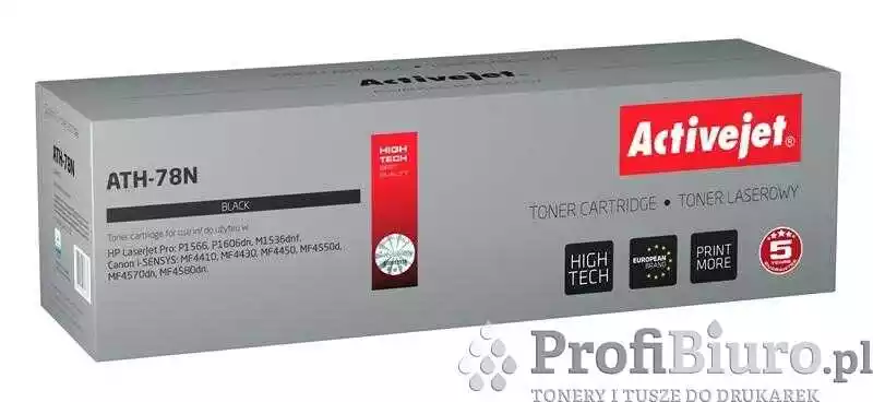 ActiveJet ATH-78N (zamiennik CE278A nr 78A) Czarny Toner