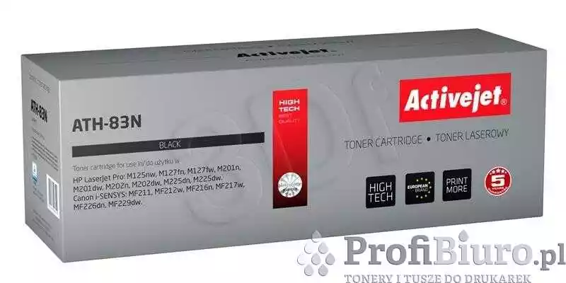 ActiveJet ATH-83N (zamiennik CF283A nr 83A) Czarny Toner