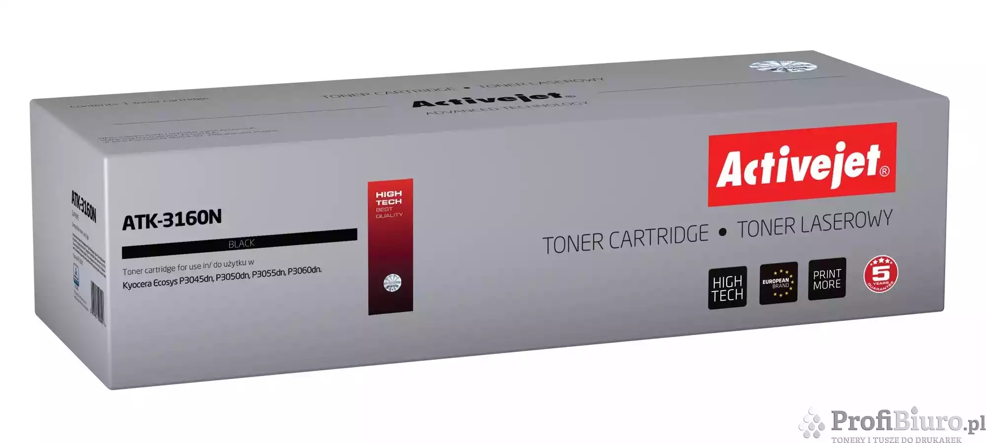 ActiveJet ATK-3160N (zamiennik TK-3160) Czarny Toner