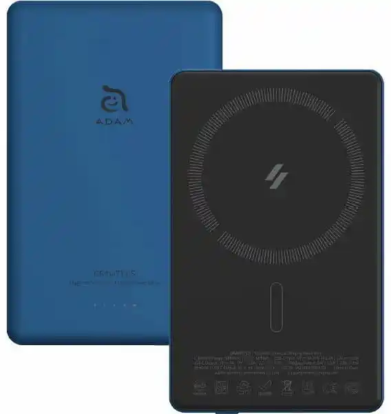 Adam Elements Gravity C5 - magnetyczny powerbank bezprzewodowy 5000 mAh niebieski