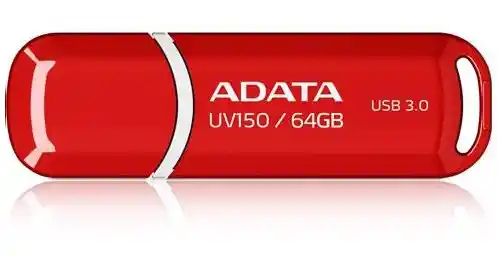 Adata Pamięć USB UV150 Czerwony 64 GB