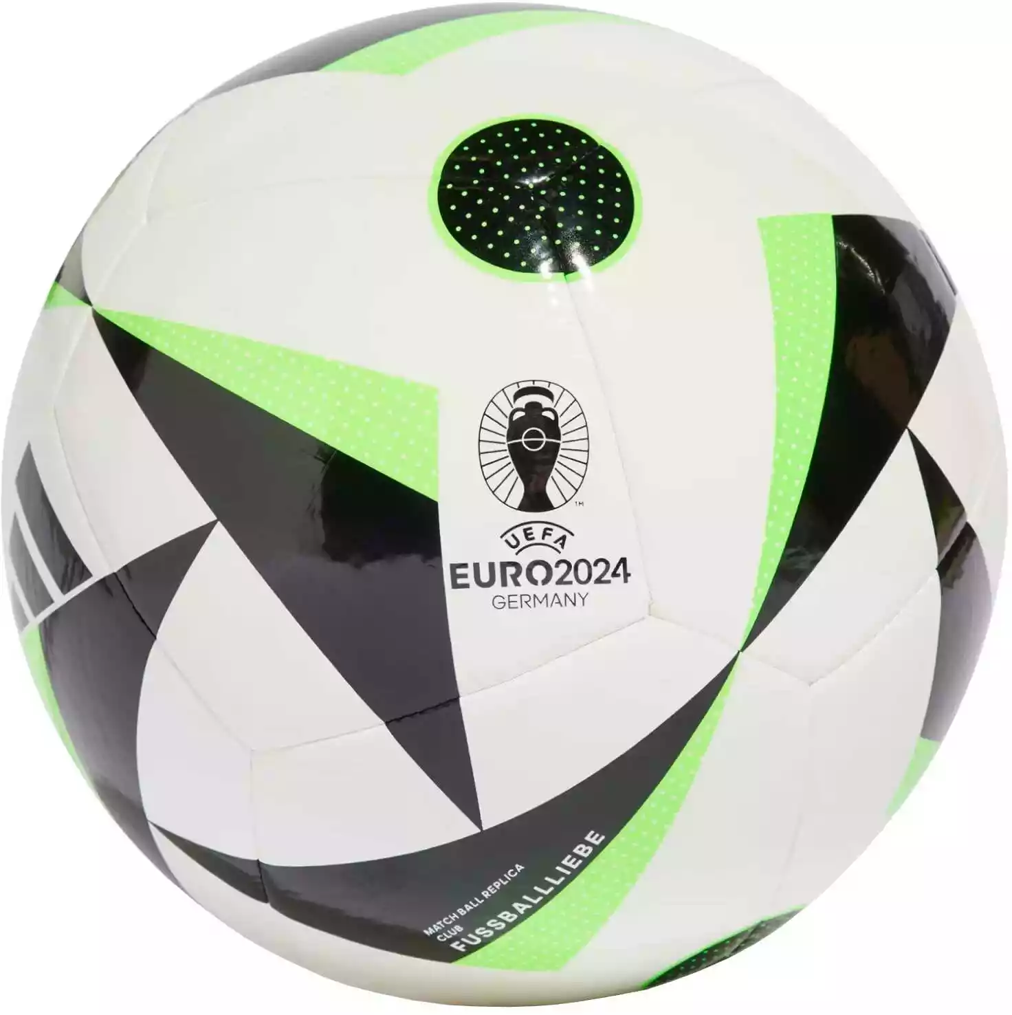 Adidas Piłka Nożna Fussballliebe Club Euro 2024 Ball IN9374 Rozmiar 5 Biała