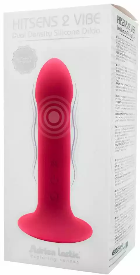 Adrien Lastic Hitsens 2 (6 5 ) Pink Motor - Wibrujące dildo na przyssawce