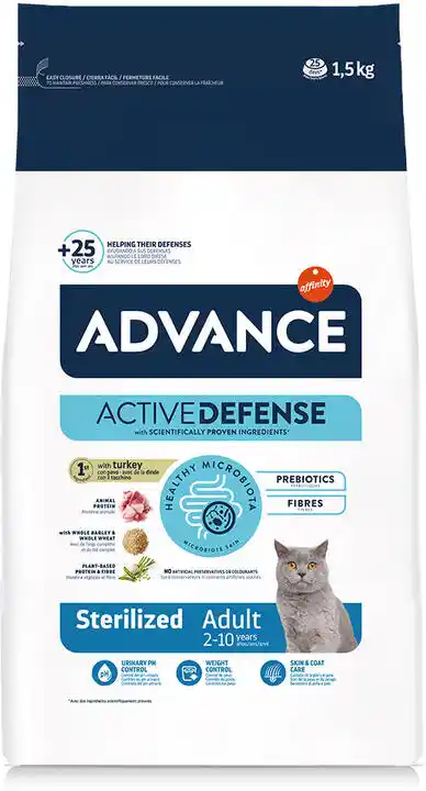 Affinity Advance Advance Cat Sterilized indyk - 1,5 kg karma sucha