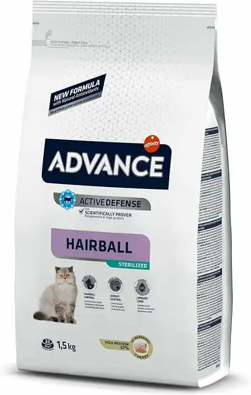 Affinity Advance Advance Sterilized Hairball - 1,5 kg karma sucha