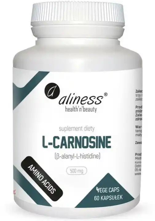 Aliness L-Carnosine 500mg 60 kaps