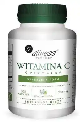 Aliness Witamina C Optymalna 250mg 200kaps