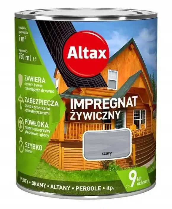 ALTAX Impregnat żywiczny 9L szary