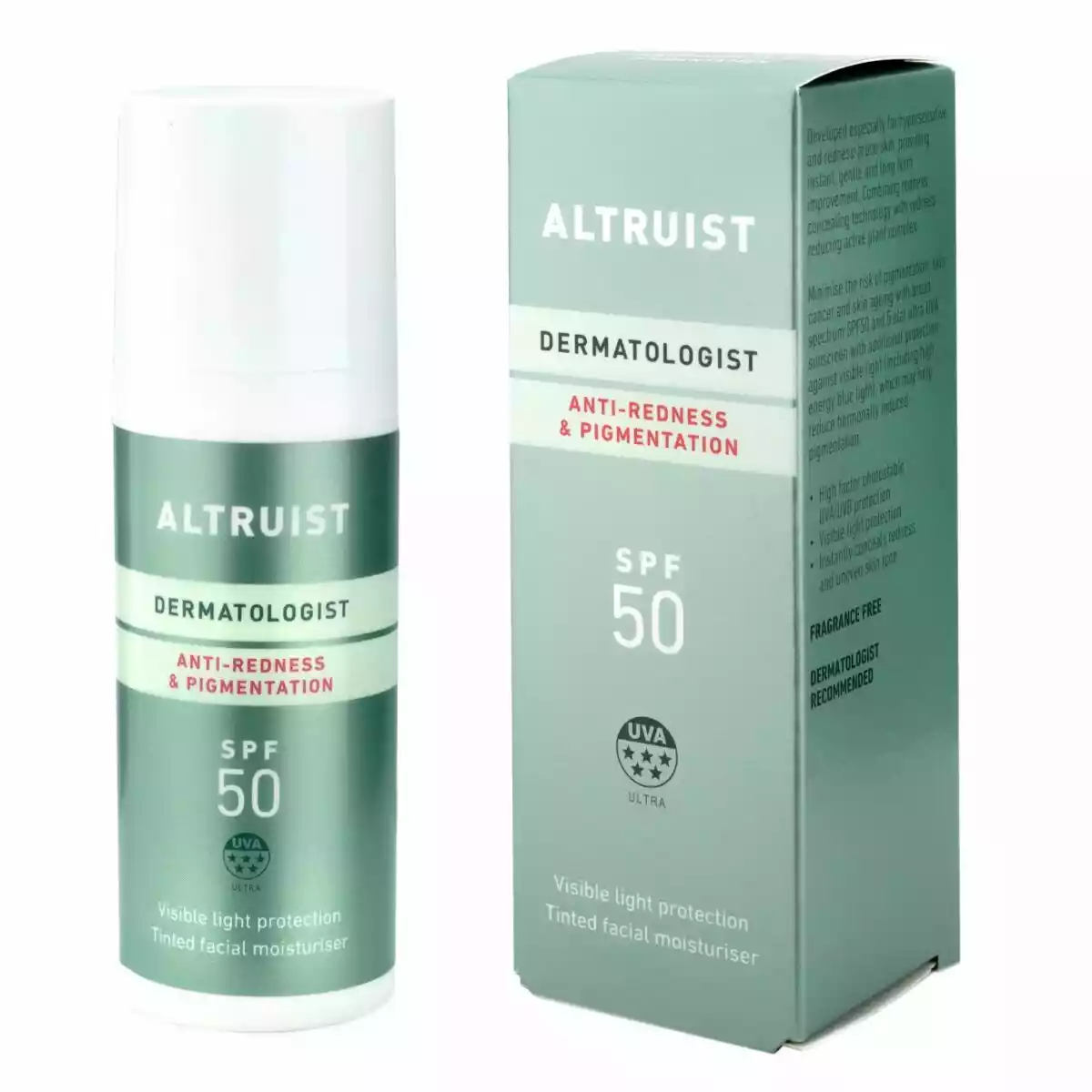 Altruist Krem Przeciwsłoneczny Przeciw Zaczerwienieniom SPF50 50ml