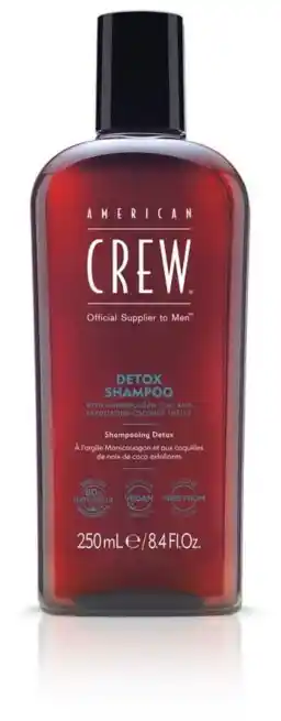 American Crew Detox Szampon oczyszczający z peelingiem 250 ml