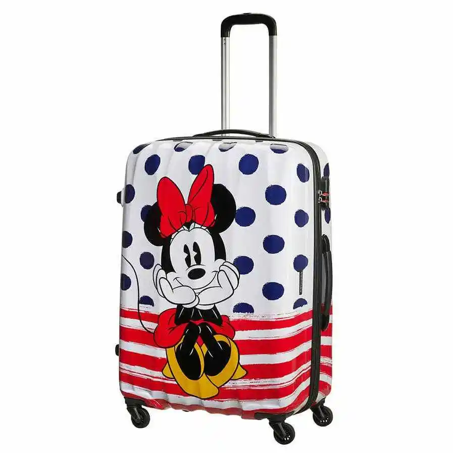 American Tourister Walizka duża Disney Legends Minnie blue dots 64480-9071