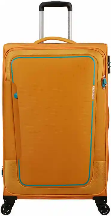 American Tourister Walizka duża poszerzana Pulsonic sunset yellow 146518-1843