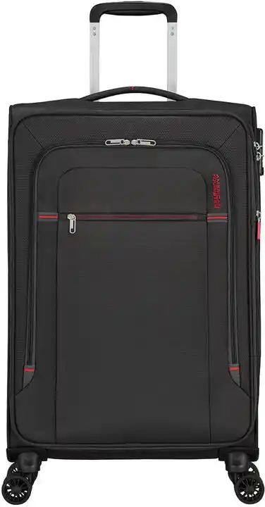 American Tourister Walizka średnia Crosstrack grey red 133190-2645