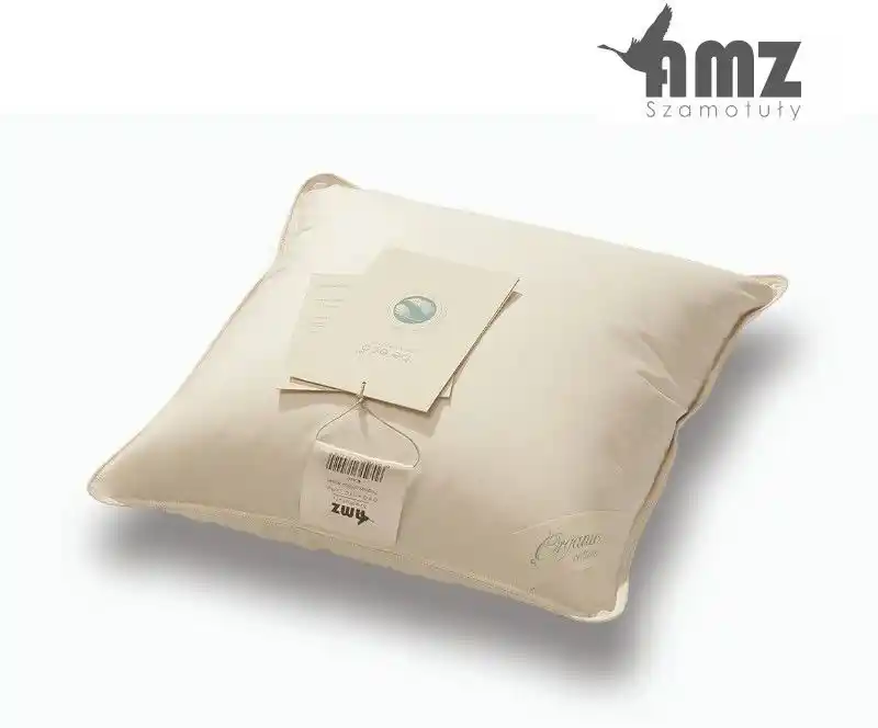 AMZ Poduszka Puchowa 40x60 Organic Cotton Puch 90 procent