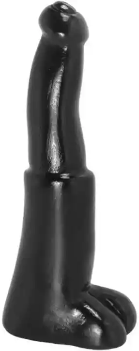 Animhole Bull - dildo z penisem byka - 25 cm (czarny)