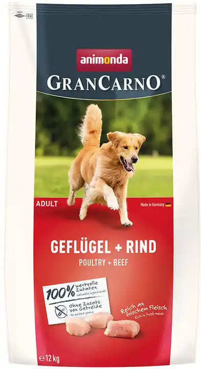 Animonda Grancarno Adult drób + wołowina - 12 kg