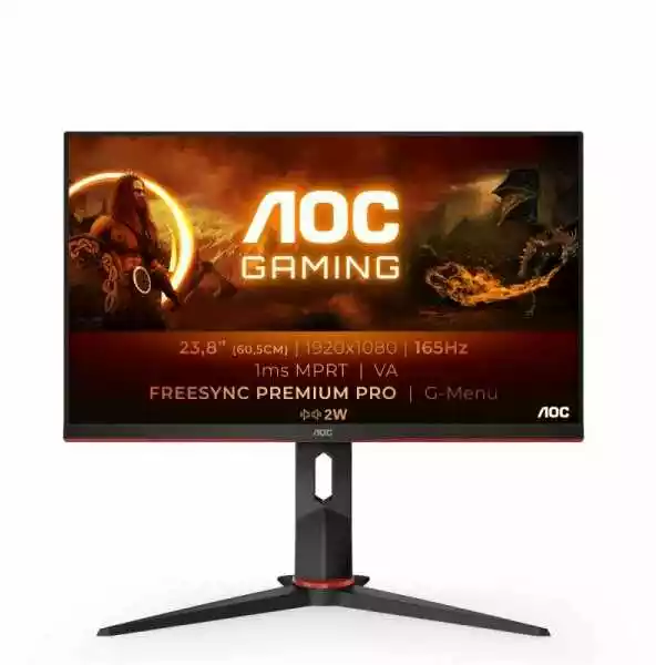 AOC 24G2SAE/BK 23,8 cala Full HD VA 165Hz 1ms Gamingowy monitor LED