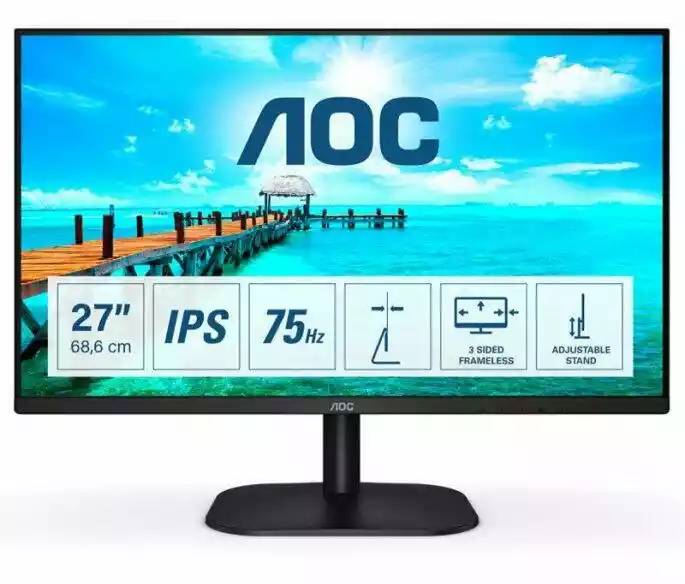 AOC 27B2DA 27 cali Full HD IPS 75Hz 4ms monitor LED