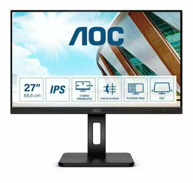 AOC 27P2Q 27 cali Full HD IPS 75Hz 4ms monitor LED