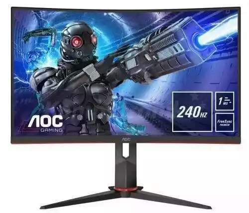 AOC C32G2ZE/BK 32 cale Full HD VA 240Hz 1ms Zakrzywiony Gamingowy monitor LED