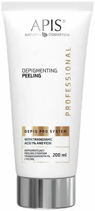 APIS Depiq Pro System Depigmentujący peeling z kwasem traneksamowym 1proc. i ficyną 200ml