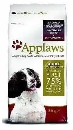 Applaws Adult Dog Small & Medium Breed Kurczak z jagnięciną 2kg