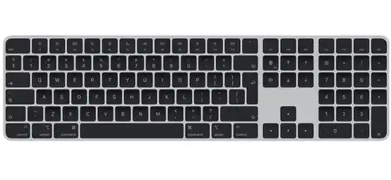 Apple Klawiatura bezprzewodowa Magic Keyboard z Touch ID i polem numerycznym dla modeli Maca czipem Apple - angielski (międzynarodowy) czarne