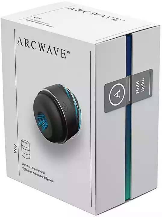 Arcwave Voy - Napinający obrotowy masturbator dla mężczyzn (czarny)