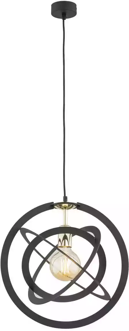 Argon Lampa loft wisząca KOPERNIK 4027 czarno złota retro